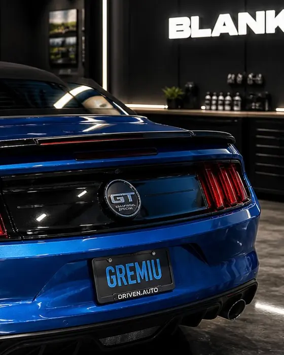 A friend’s Mustang, heading back to Arizona shining.